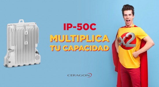 IP-50C multiplica x2 la capacidad de tu radioenlace