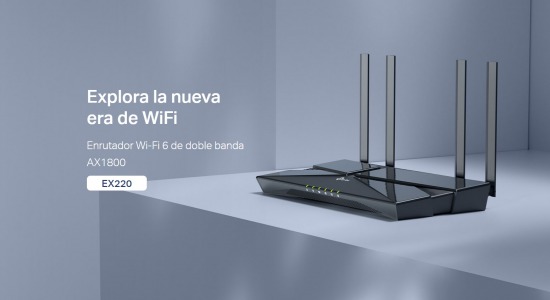 Unboxing Router TP-Link EX220 (Wi-Fi 6 AX1800 Banda Dual)