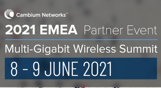 ¿El nuevo evento de Cambium se llama Wireless Fabric EMEA partner event!