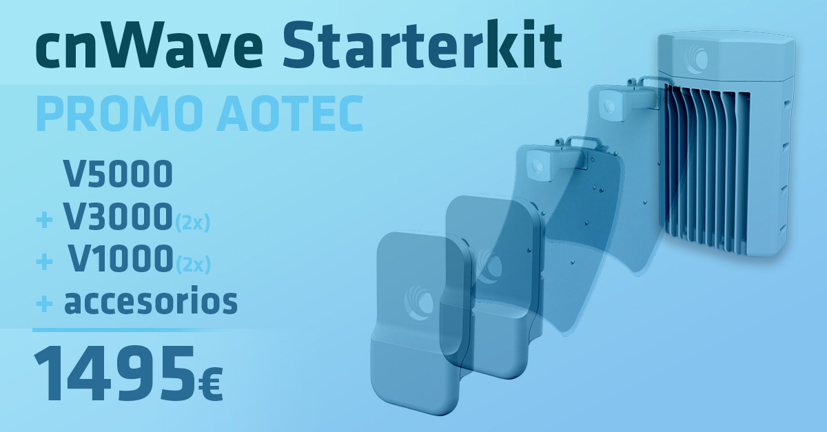 ¡Nueva promo AOTEC 2021! cnWave Starterkit