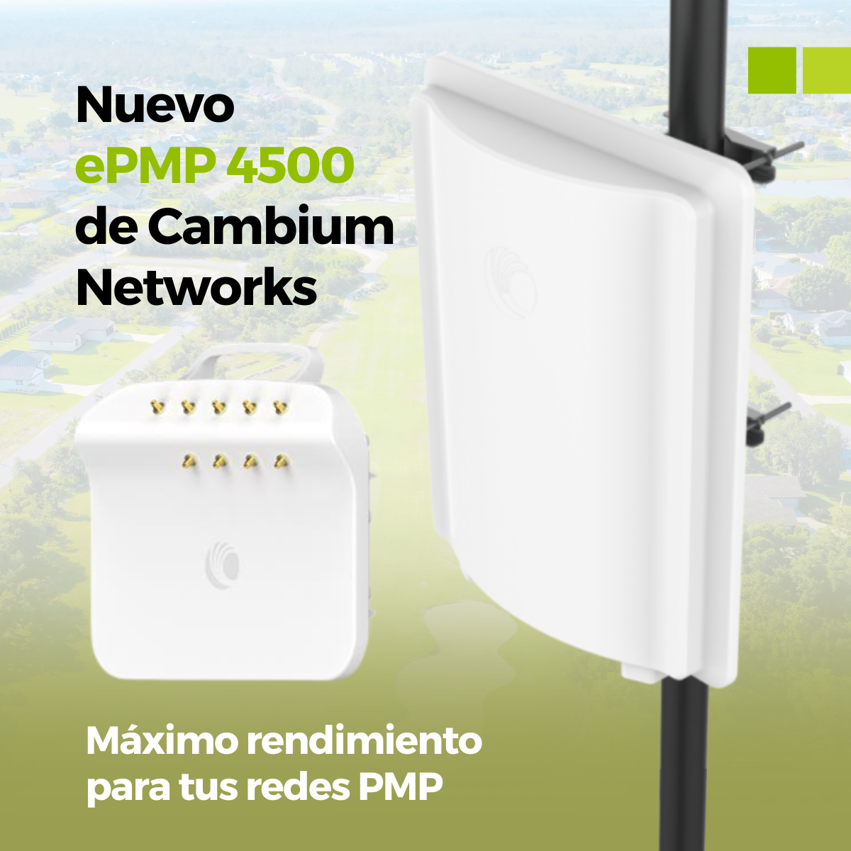 Así es el Cambium ePMP 4500: máximo rendimiento para tus redes PMP