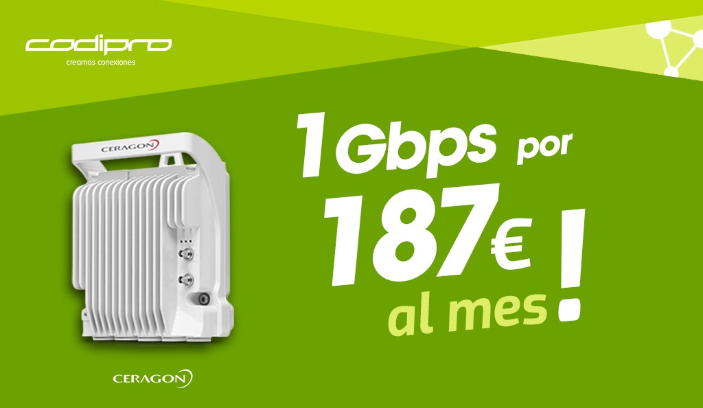 1Gbps por 187€ al mes!